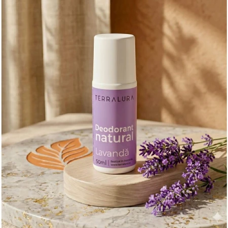 Deodorant Roll-on Natural Lavanda, 50ml, Terralura