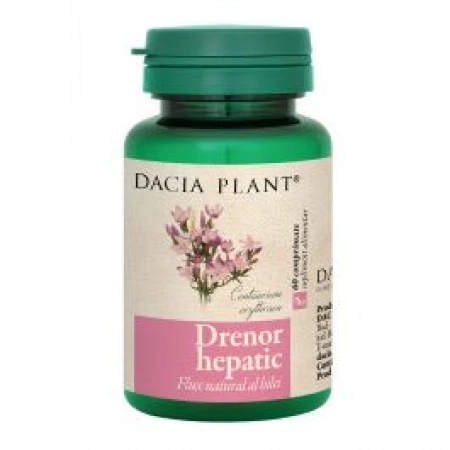 Drenor hepatic,60 comprimate,Dacia Plant