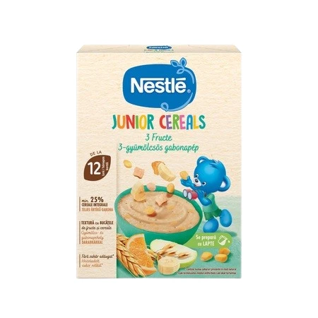 Cereale 3 Fructe, de la 12 luni, 200g, Nestle Junior