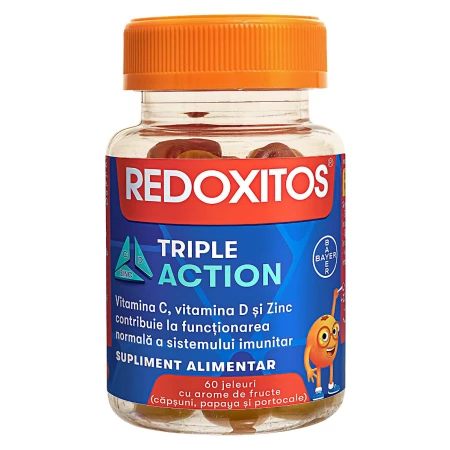 Redoxitos Triple Action, 60 jeleuri, Bayer