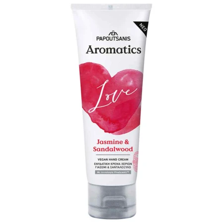Crema de maini 100% vegana Love, 75ml, Aromatics
