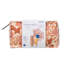 Pachet Red Grape Sun Crema iluminatoare SPF50 50ml + Crema Primus 20ml, Korres