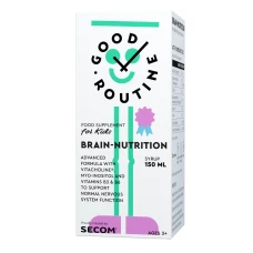 Brain-Nutrition Kids cu aroma de capsuni, 150ml, Secom