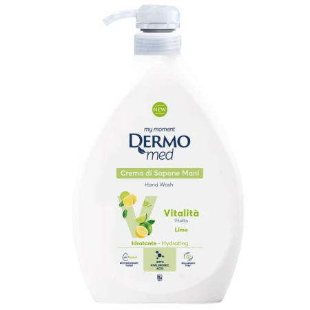 Crema de sapun cu aroma de lime Vitalita, 1000ml, Dermomed