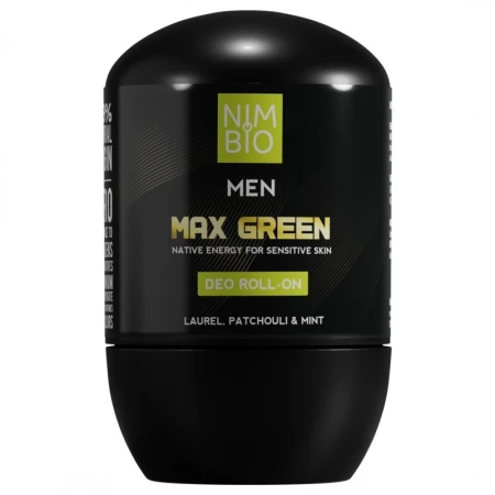 Deodorant natural Max Green pentru barbati, 50ml, Nimbio