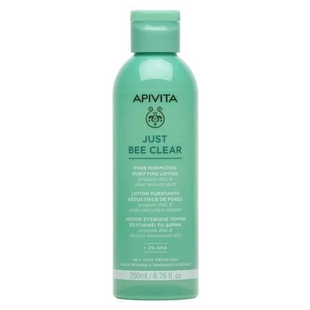 Lotiune purifianta pentru pori dilatati Just Bee Clear, 200ml, Apivita