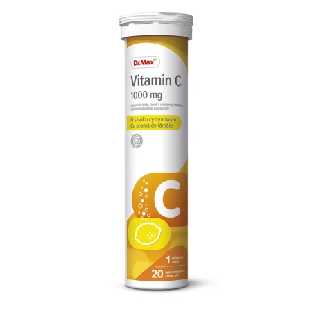 Dr. Max Vitamina C 1000mg, 20 comprimate efervescente