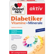 Diabetiker vitamine si minerale, 30 comprimate, Doppelherz
