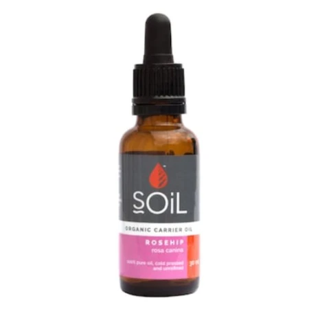 Ulei de Baza Rose Hip - Macese, 100% Organic Ecocert, 30ml, Soil