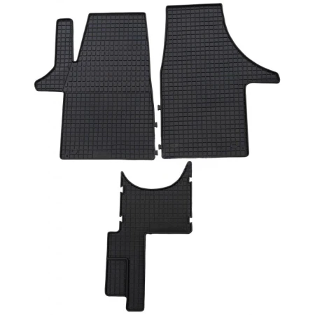 Covorase auto VW Transporter/ Caravelle/ Multivan (T5) (T6) 2003 - 2014, 2015 - prezent 3 locuri fata 3buc Petex
