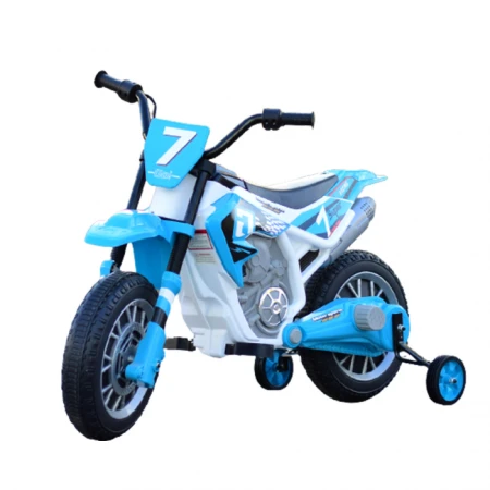 Motocicleta electrica pentru copii Kinderauto BJH022 70W 12V, culoare Albastru