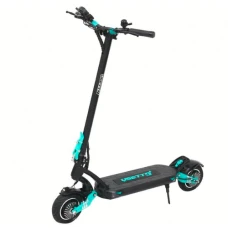 Trotineta electrica VSETT 9 Super, Baterie LG 52V/16Ah, Autonomie 50Km, Viteza 45 Km/h, Motor 650W, Roti pneumatice 8.5inch (Negru/Albastru)