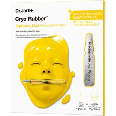Masca de fata pentru ten radiant cu niacinamida Cryo Rubber, 4g+36g, Dr. Jart