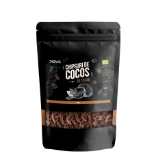 Chipsuri de cocos cu cacao Eco, 100g, Niavis