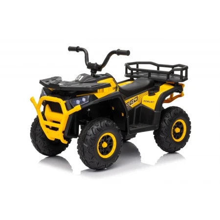 ATV electric copii 2-5 ani, Mini DESERT, 120W 12V, music player, telecomanda control parental, culoare galbena
