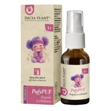 PufyPuf spray propolis si echinacea, 20 ml, Dacia Plant