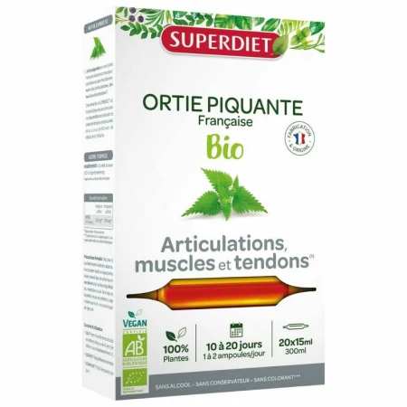 URZICA BIO, 20 fiole din sticla x 15ml, SUPERDIET