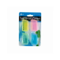 Set 4x Capace Periuta Dinti, Zamo®, Toothbrush Covers, pentru Protectie, Multicolor