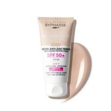 Crema antirid cu protectie solara SPF50+ Tinted Medium, 50ml, Byphasse