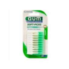 Set 80x Periute Interdentare, GUM, Soft-Picks, pentru Curatare in Profunzime, Unica Folosinta, Regular