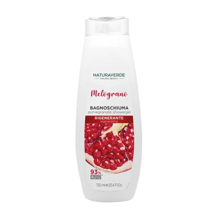 Gel de dus regenerant cu rodie, 750ml, Natura Verde