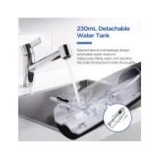 Irigator Bucal, Hanasco, H100, fara fir, 4 Varfuri Incluse, 3 Programe, Rezevor 200ml, 1700 pulsatii/min, 30-100psi, Alb
