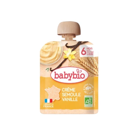 Crema de gris si vanilie Bio, 85g, BabyBio
