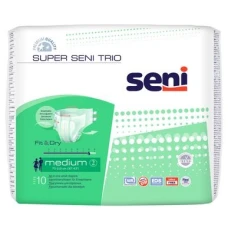 Scutece pentru adulti Super Seni Trio Large, 10 bucati, Seni