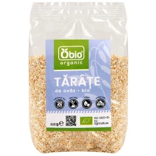 Tarate de ovaz bio, 500g - Obio
