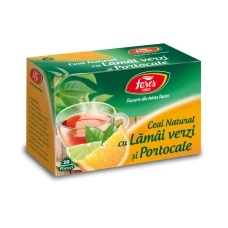 Ceai cu lamai verzi si portocale Ceaiurile Lumii, 20 plicuri, Fares