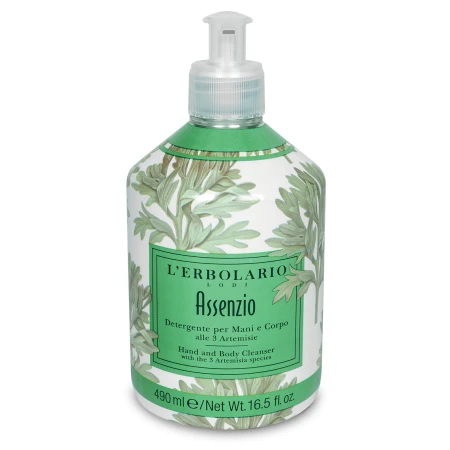 L'Erbolario Gel de dus pentru maini si corp Assenzio Editie Limitata 058, 490ml
