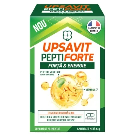 Upsavit Pepti Forte, 60 drajeuri, Upsa