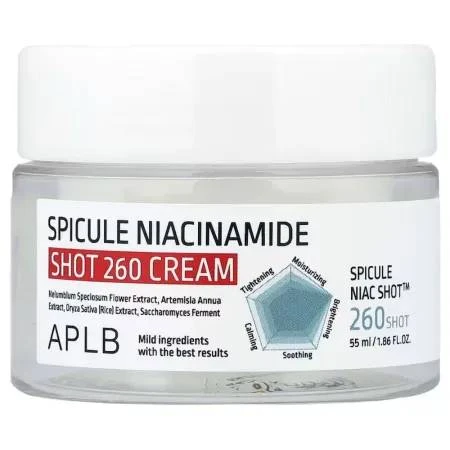 Crema de fata cu niacinamide Spicule Shot 260, 55ml, APLB