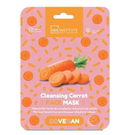Masca servetel cu morcov pentru ten gras, 23g, IDC Institute