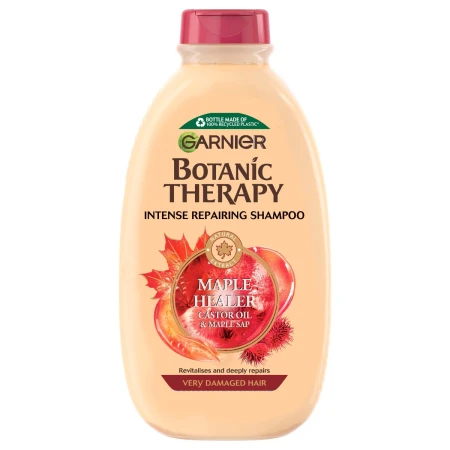 Sampon pentru par fragil cu tendinta de cadere Ricin Oil & Almond Botanic Therapy, 400ml, Garnier