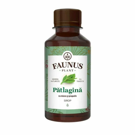 Sirop Patlagina cu Miere si Propolis 200ml Faunus Plant
