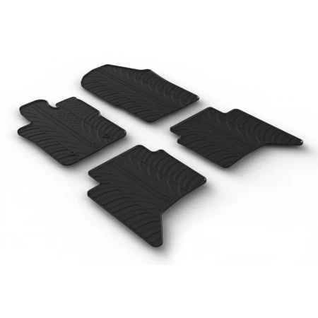 Covorase auto negre din cauciuc pentru FORD Ranger (T6.2) 2023 - prezent/ Ranger Raptor 2022 -; VW Amarok Double Cab 2022 - prezent Gledring