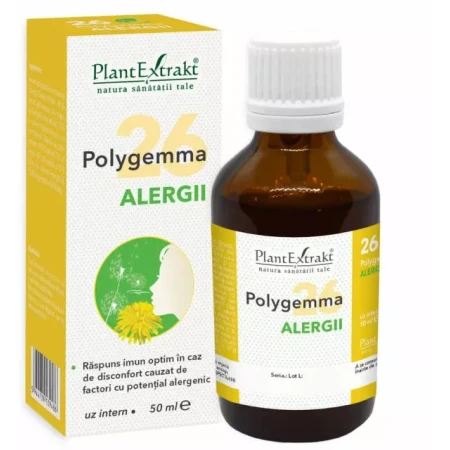 Polygemma 26 Alergii, 50ml, PlantExtrakt