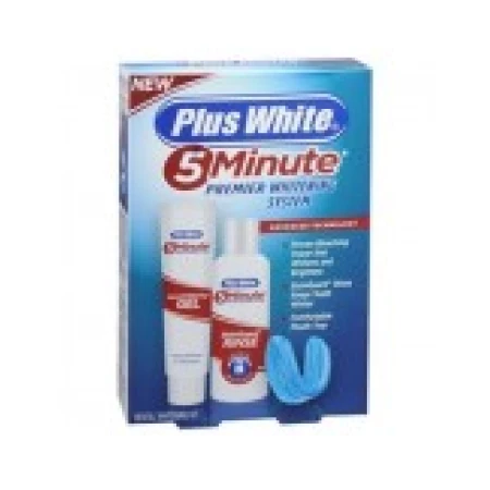 Set Albirea Dintilor, Plus White, 5 Minute, Apa de Gura, Gel, Mulaje