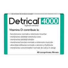 Detrical Vitamina D 4000UI, 60 comprimate, Zdrovit