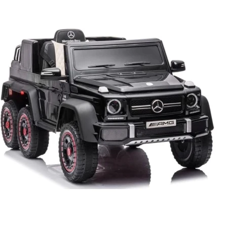 Masinuta electrica Mercedes G63 6x6 210W 12V 10Ah Premium, culoare neagra