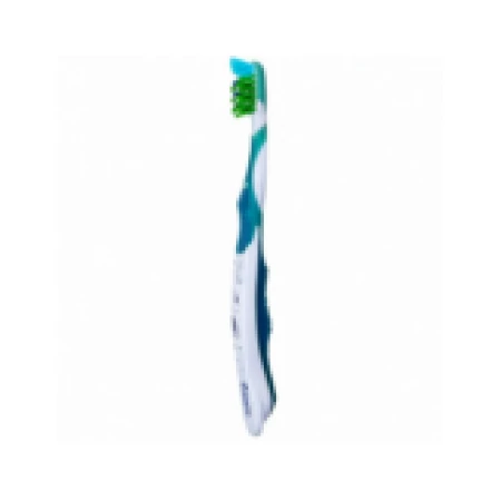 Periuta de Dinti pentru Copii, Oral-B, CrossAction, Galaxy, Varsta 6+ Ani, Multi-Protectie, Peri Moi, Albastru cu Alb