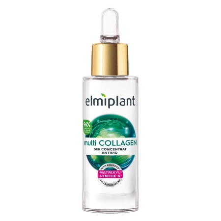 Serum antirid pentru fata multiCollagen, 30ml, Elmiplant