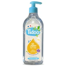 Gel de curatare bio 2 in 1 pentru bebelusi cu extract de in, 495ml, Tidoo