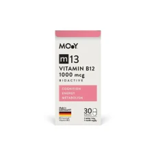 m13 Bioactive B12 1000 mcg, 30 tablete, 8 g, natural, Molecules of Youth