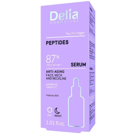 Ser de fata & decolteu Peptides Antiage, 30ml, Delia Cosmetics