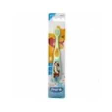 Periuta de Dinti Copii, Oral-B, Baby Disney, 0-3 ani, Extra-Soft, Personaj Tigger, Culoare Verde