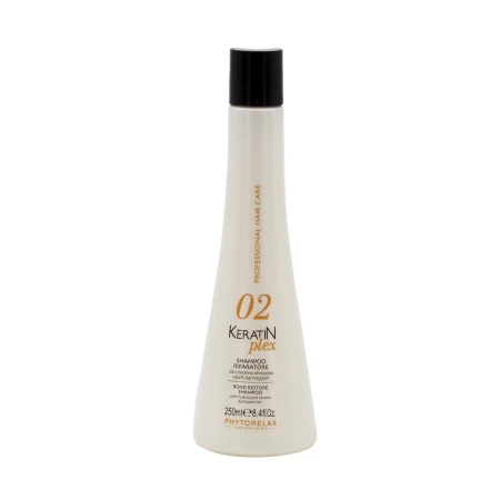 Sampon reparator pentru par deteriorat si fragil cu keratina hidrolizata, 250ml, Phytorelax