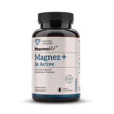 Magneziu cu vitamina B6 activ fara gluten 120 capsule 81.37 g Pharmovit
