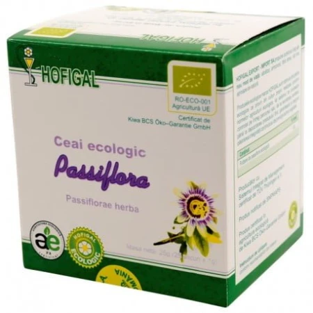 Ceai de passiflora, 25 plicuri, Hofigal